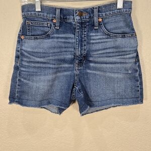 Madewell Blue Jean Madewell High Rise Denim Shorts Women's Size 29 Medium
